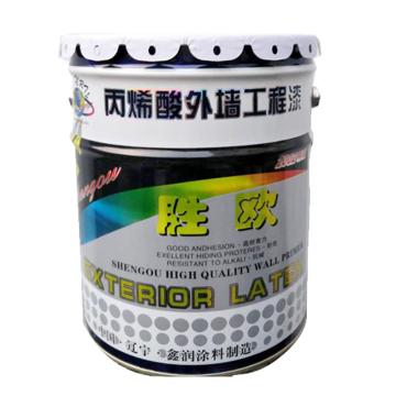 胜欧/SO 外墙涂料，高附着力抗碱，白色，20kg/桶 售卖规格：20公斤/桶