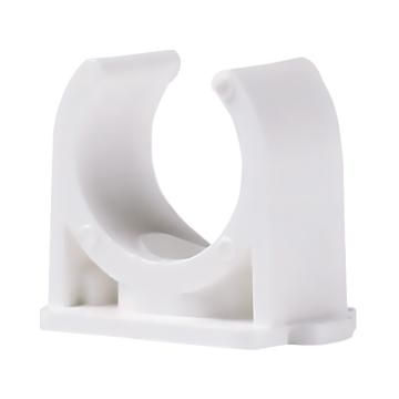 联塑 鞍型管卡(PVC-U给水配件)，dn32 白色 售卖规格：1个
