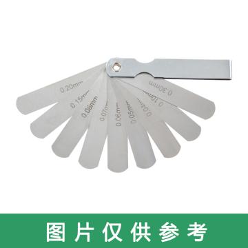 INVOUS 塞尺，IS780-80204 0.05-1mm、13片、不含第三方检测 售卖规格：1把