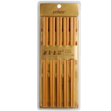 宜洁/yekee 致优芸香木筷，Y-9650 10双 长25cm 售卖规格：1包