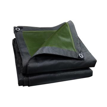 源兴织造 篷布，遮雨布，遮阳布，黑绿色有机硅包边，可定制长宽尺寸 售卖规格：1平方米