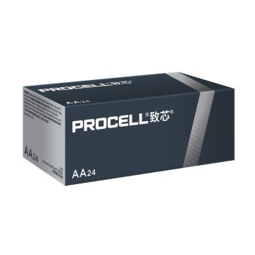 Procell致芯碱性电池，5号 AA 高性能，24粒/盒，单位：盒