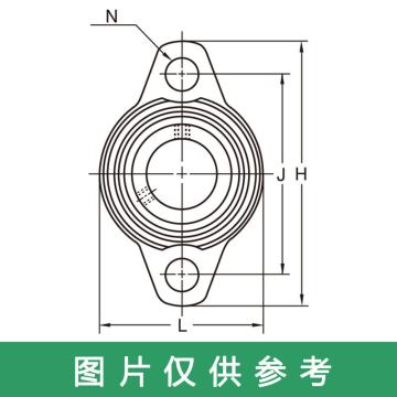 旭精工/ASAHI 带座轴承，KFL004,X 售卖规格：1个