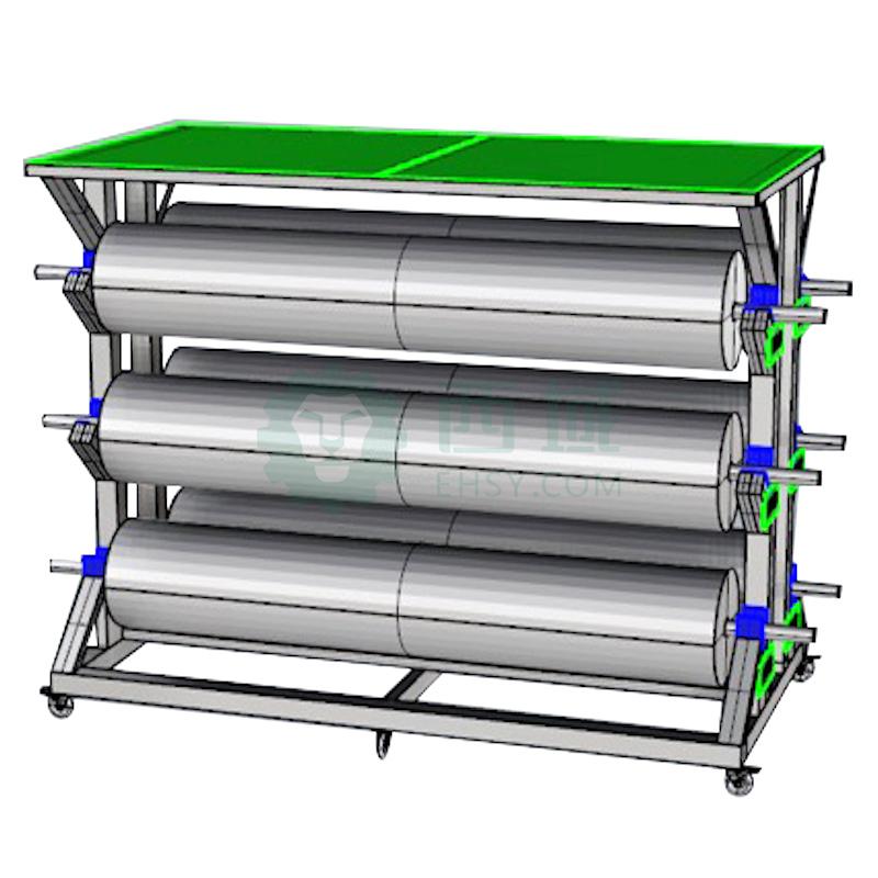 德科 卷材转工架, 尺寸2000*900*1600,dk06/0621-11-04