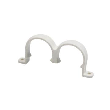 联塑 双U管夹PVC电工套管配件，φ16 白色 售卖规格：1只