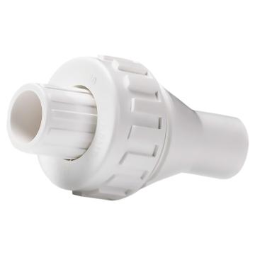 联塑 止回阀(PVC-U给水配件)，dn63 白色 售卖规格：1只