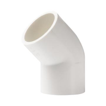 联塑 45°弯头(PVC-U给水配件)，dn32 白色 售卖规格：1只