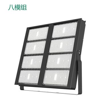 雅金照明 LED投光灯，YJ-FSA700S-2000W 八模组投光灯，正白，15°配光，含U型支架 售卖规格：1个