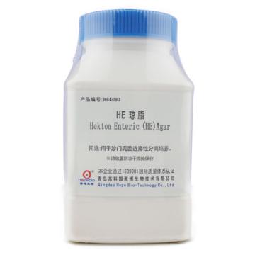 海博生物 HE琼脂（HE），HB4093 250g，用于沙门氏菌的选择性分离培养（GB标准） 售卖规格：250克/瓶