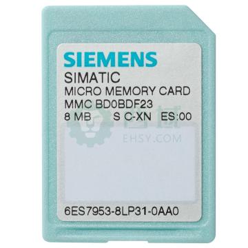 西门子SIEMENS 存储卡MMC卡，6ES7953-8LP31-0AA0