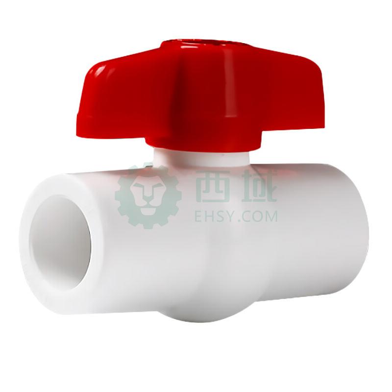 联塑 PVC球阀(PVC-U给水配件),白色,φ75【多少钱 规格参数 图片 采购】-西域