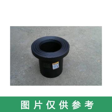 联塑 承插法兰盘(PE配件)，dn63+承插法兰套(PE配件)黑色 dn63 售卖规格：1套