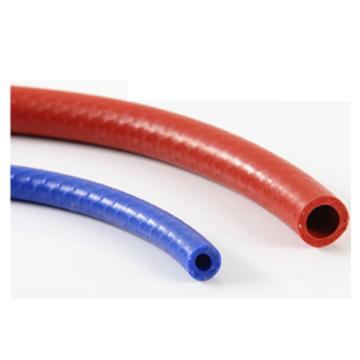 西域推荐 编织耐热耐压高温高压红色硅胶管，内径25*外径31mm，5米/根