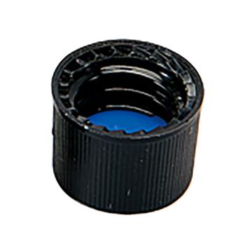 亚速旺/Asone 标准螺口进样瓶，(8-425) 白胶蓝膜垫片一字预开黑顶空盖，CC-4369-04 售卖规格：100只/盒