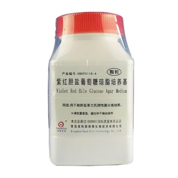 海博生物 紫红胆盐葡萄糖琼脂培养基（颗粒），HBKP0116-4 250g，用于耐胆盐革兰氏阴性菌分离培养 售卖规格：250克/瓶