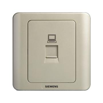 西门子/SIEMENS 一位八芯电脑插座RJ45(超5类)，5TG01211CC133 售卖规格：1个