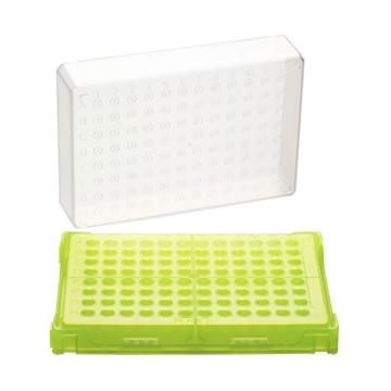 亚速旺/Asone PCR支架T328-96 黄色 1盒(主体·盖子20个)，1-4309-06 售卖规格：20个/盒