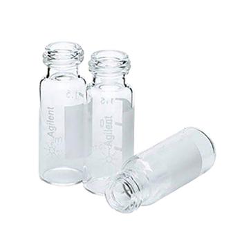 安捷伦 已认证的广口螺纹盖样品瓶，透明，2ml，5182-0714 售卖规格：100个/包