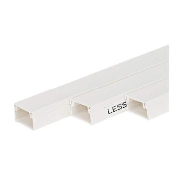 联塑 PVC电线槽(A槽)白色，39×19 4M 售卖规格：1条