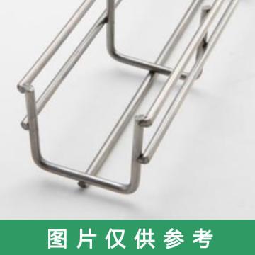 Hardwee 304不锈钢网格线槽，高50mm宽100mm，钢丝直径5mm，3m/根