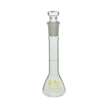 柴田科学/SIBATA 容量瓶，1-8654-21 5ml，A级，白色 售卖规格：1个