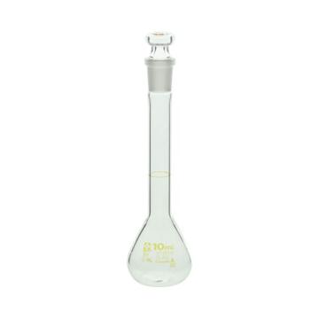 柴田科学/SIBATA 容量瓶，1-8654-22 10ml，A级，白色 售卖规格：1个