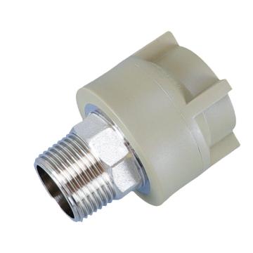 联塑 外螺纹直接头Ⅱ型(PP-R配件)，白色，dn32X1＂ 售卖规格：1只