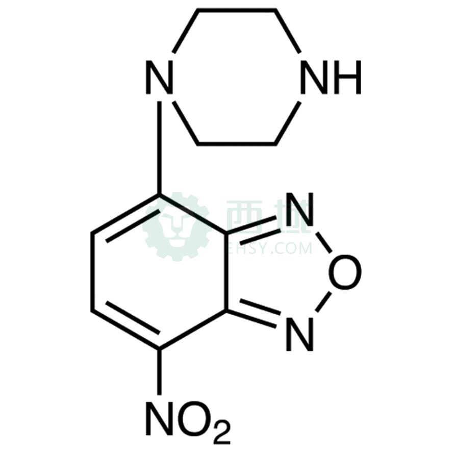 梯希爱/TCI NBD-PZ (=4-硝基-7-哌嗪-2,1,3-苯并恶二唑) [HPLC标记用]，A5554-100MG CAS:139332-66-4，98.0%，100MG 售卖规格：1瓶