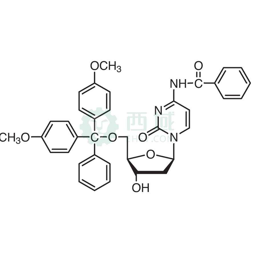梯希爱/TCI N4-苯甲酰基-5'-O-(4,4'-二甲氧基三苯甲基)-2'-脱氧胞苷，B3087-1G CAS:67219-55-0，99.0%，1G 售卖规格：1瓶
