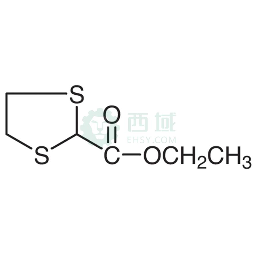 梯希爱/TCI 1,3-二硫戊环-2-羧酸乙酯，D2105-5G CAS:20461-99-8，97.0%，5G 售卖规格：1瓶