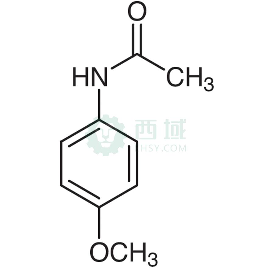 梯希爱/TCI 对甲氧基乙酰苯胺，A0019-25G CAS:51-66-1，98.0%，25G 售卖规格：1瓶