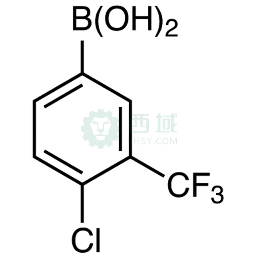 梯希爱/TCI 4-氯-3-(三氟甲基)苯硼酸 (含不同量的酸酐)，C2571-1G CAS:176976-42-4，1G 售卖规格：1瓶