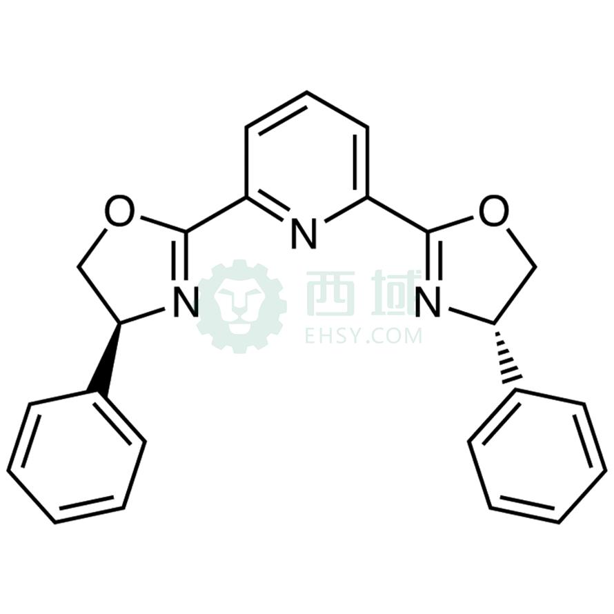 梯希爱/TCI (S,S)-2,6-双(4-苯基-2-恶唑啉-2-基)吡啶，B2220-1G CAS:174500-20-0，95.0%，1G 售卖规格：1瓶