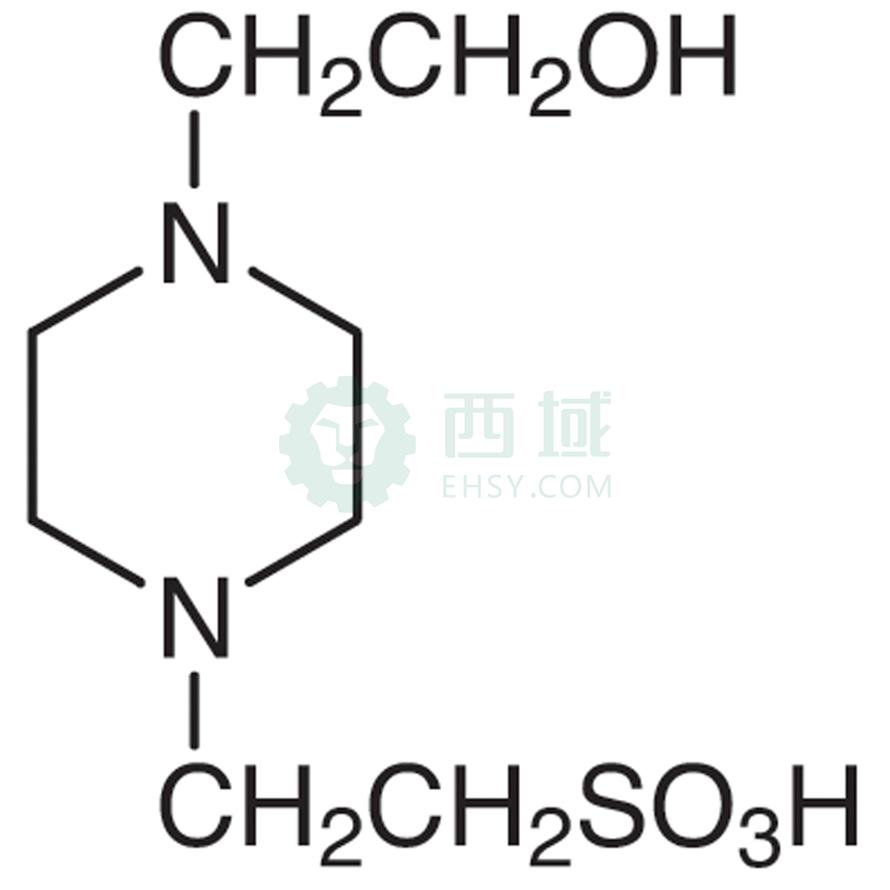 梯希爱/TCI 2-[4-(2-羟乙基)-1-哌嗪基]乙磺酸，H0396-500G CAS:7365-45-9，99% 售卖规格：1瓶