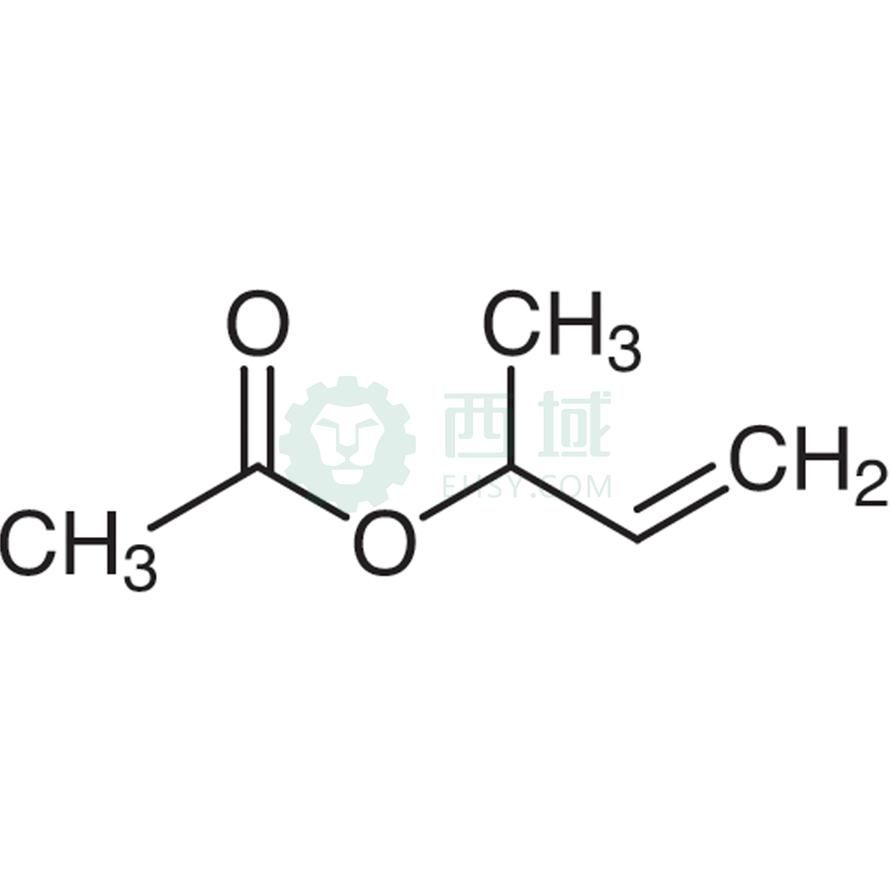 梯希爱/TCI 乙酸-3-丁烯-2-基酯，B0128-5G CAS:6737-11-7，98.0%，5G 售卖规格：1瓶