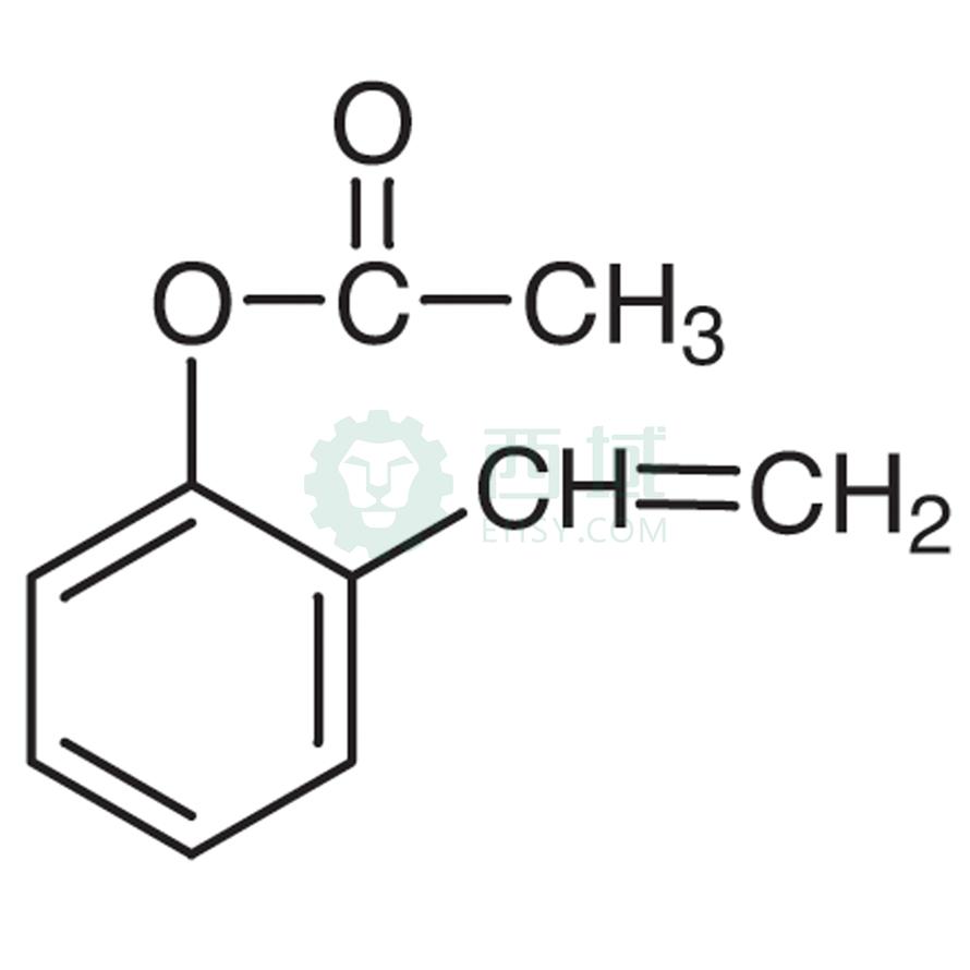 梯希爱/TCI 乙酸-2-乙烯基苯基酯 (含稳定剂吩噻嗪)，A1550-1G CAS:63600-35-1，93.0%，1G 售卖规格：1瓶