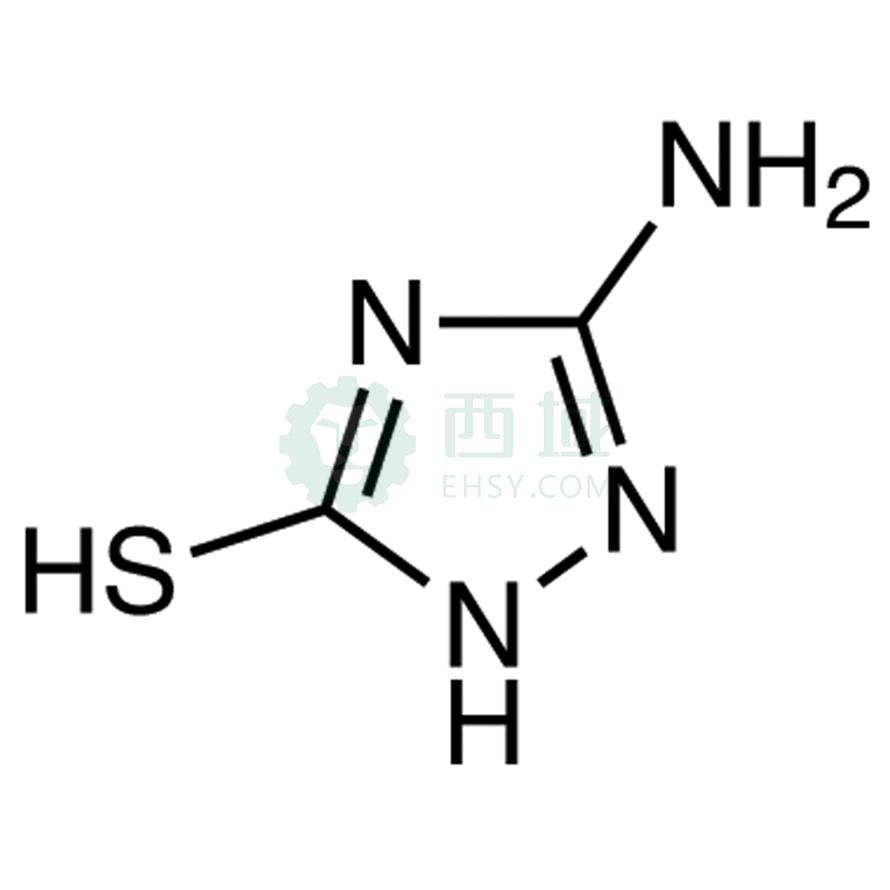 梯希爱/TCI 3-氨基-5-巯基-1,2,4-三唑，A1455-5G CAS:16691-43-3，98.0%，5G 售卖规格：1瓶