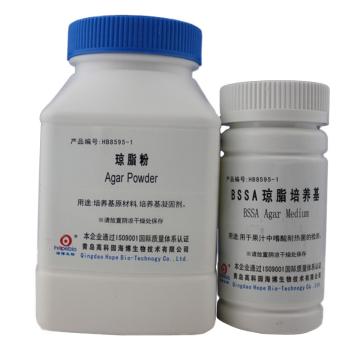 海博生物 BSSA琼脂培养基，HB8595-1 250g，用于果汁中嗜酸耐热菌的检测 售卖规格：250克/瓶