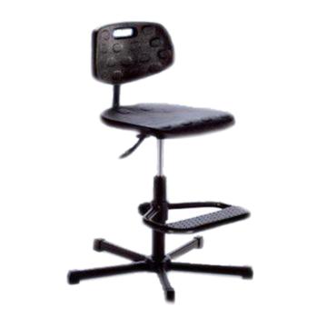 迈确尔 工作椅，W3-H-PU-FS4 聚氨酯坐垫  高度调幅510-770mm 黑色（散件不含安装） 售卖规格：1个