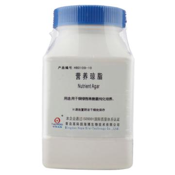 海博生物 营养琼脂，HB0109-10 250g，用于铜绿假单胞菌纯化培养 售卖规格：250克/瓶