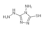 罗恩/Rhawn 4-氨基-3-肼基-5-巯基-1,2,4-三唑(用于醛的测定)，R017812-5g CAS:1750-12-5，95%，5g/瓶 售卖规格：1瓶