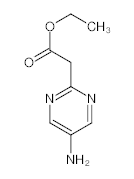 罗恩/Rhawn 2-(5-氨基-2-嘧啶基)乙酸乙酯，R048675-250mg CAS:944902-41-4,95%,250mg/瓶 售卖规格：1瓶