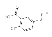 罗恩/Rhawn 2-氯-5-(甲硫基)苯甲酸，R043787-250mg CAS:51546-12-4,97%,250mg/瓶 售卖规格：1瓶