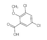 罗恩/Rhawn 3,5-二氯-2-甲氧基苯甲酸，R040587-25mg CAS:22775-37-7,98%,25mg/瓶 售卖规格：1瓶