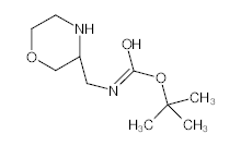 罗恩/Rhawn (S)-3-N-Boc-氨甲基吗啉，R036711-50mg CAS:1257850-88-6，95%，50mg/瓶 售卖规格：1瓶