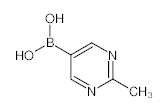 罗恩/Rhawn (2-甲基嘧啶-5-基)硼酸，R034814-250mg CAS:1034924-06-5，98%，250mg/瓶 售卖规格：1瓶