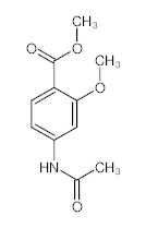 罗恩/Rhawn 4-乙酰胺基-2-甲氧基苯甲酸甲酯，R032042-5g CAS:4093-29-2，98%，5g/瓶 售卖规格：1瓶