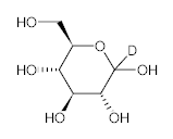 罗恩/Rhawn D-葡萄糖-1-d，R028367-250mg CAS:106032-61-5，98% atom D，250mg/瓶 售卖规格：1瓶