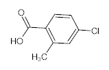 罗恩/Rhawn 4-氯-2-甲基苯甲酸，R025631-5g CAS:7499-07-2，98%，5g/瓶 售卖规格：1瓶