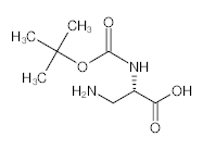 罗恩/Rhawn N(α)-Boc-L-2,3-二氨丙酸，R019901-5g CAS:73259-81-1，97%，5g/瓶 售卖规格：1瓶